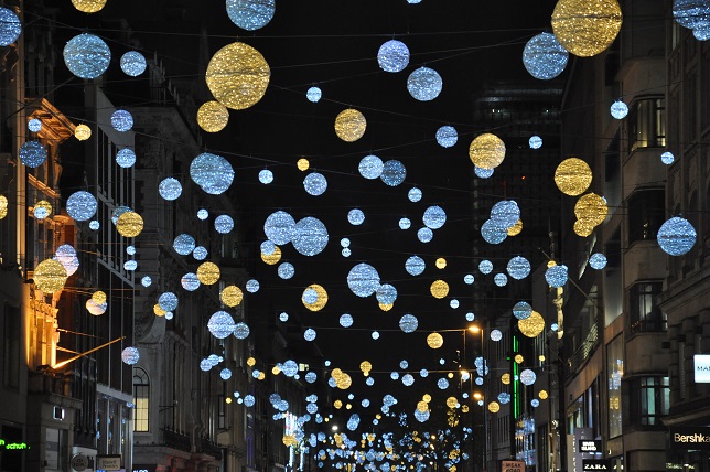 temerario Habitar salir Luces de Navidad en Oxford Street | Londres en Español Tours